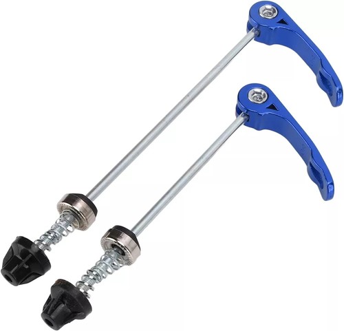1 Pair Bike Quick Release Wheel Hub Screwers Aluminium Pair Front Rear - Picture 8 of 13