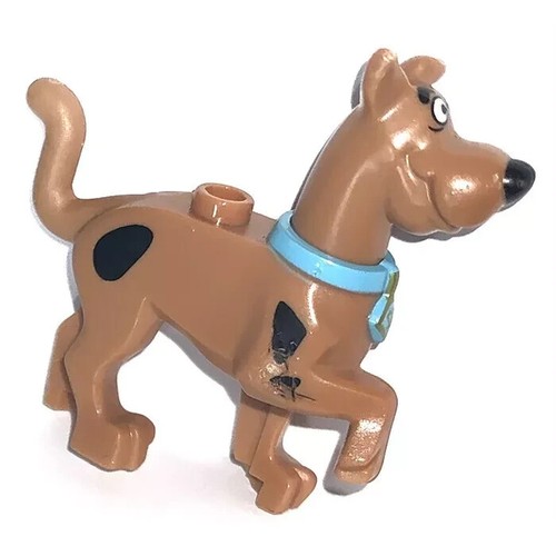 Lego Gran Danés Scooby-Doo Perro 75904 Caminando con Cuello Medio Azul Minifigura - Imagen 4 de 5
