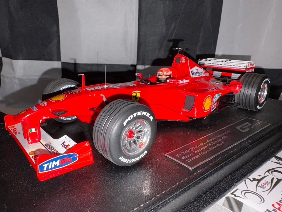 1:18 GP Replicas GPR 167CWD Michael Schumacher Ferrari F2000 #3 1st Suzuka 2000 - Image 2 of 4