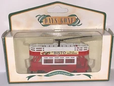 Lledo Days Gone DG109007 Open Top Tram ‘Bisto’. Mint/Boxed.