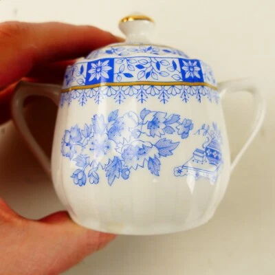 Bavaria China Blau Zuckerdose RT-2127 - Bild 1 von 4