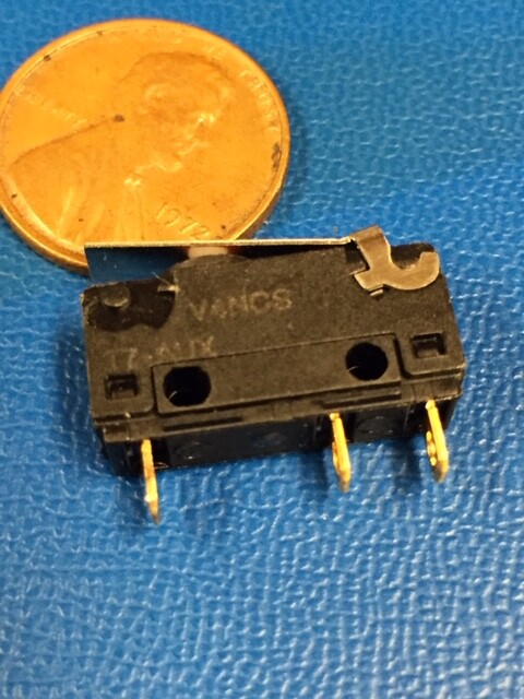 20 Pcs Push Button Snap Action Micro Switch SPDT NC NO SV-16-1C25 AC