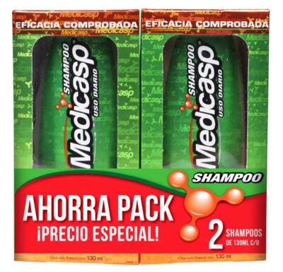  Shampoo Relief And Prevention Dandruff Pack X2 Shampoo Anticaspa Medico 2 Pz