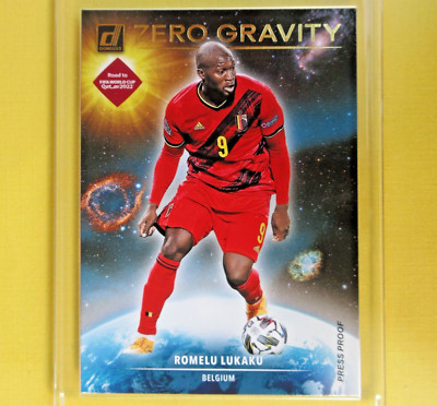 ROMELU LUKAKU 2021  ZERO GRAVITY Panini Press Proof  GOLD #10  BELGIUM