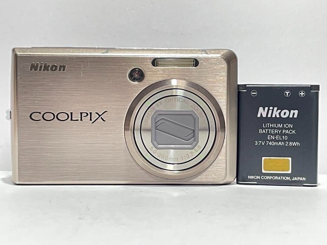 Nikon Digital Camera COOLPIX S Series S600 Pink Gold 4x 10.0 Nikon Digital Camera COOLPIX S Series S600 Pink Gold 4x 10.0
