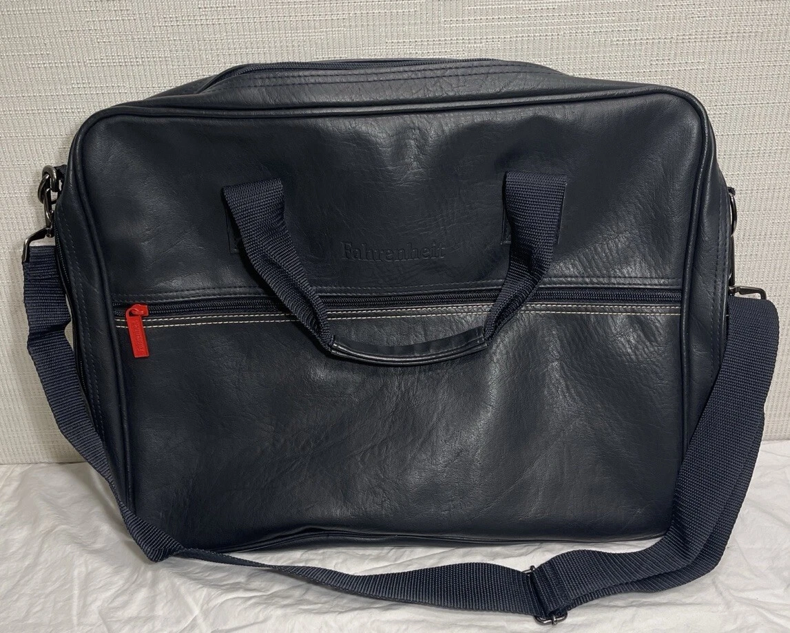 Sac à bandoulière Christian Dior Fahrenheit Parfums noir simili cuir