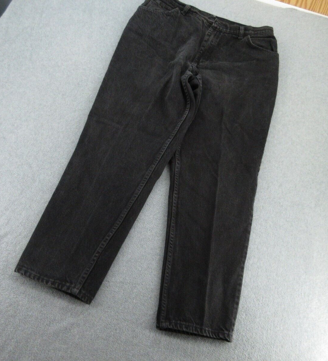 Vintage Gitano 80s Jeans Womens 18 Petite Black Relaxed Pants (FITS 33x29) USA