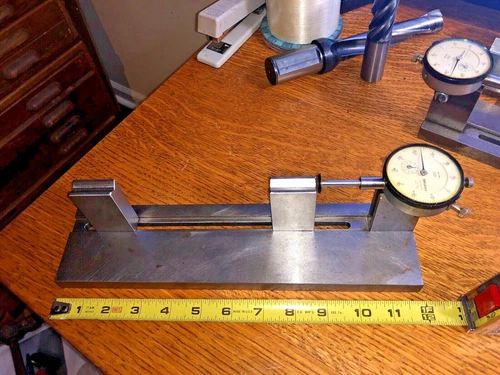 HORIZONTAL PRECISION GAGE FIXTURE MITUTOYO INDICATOR .001" NO. 2416-10