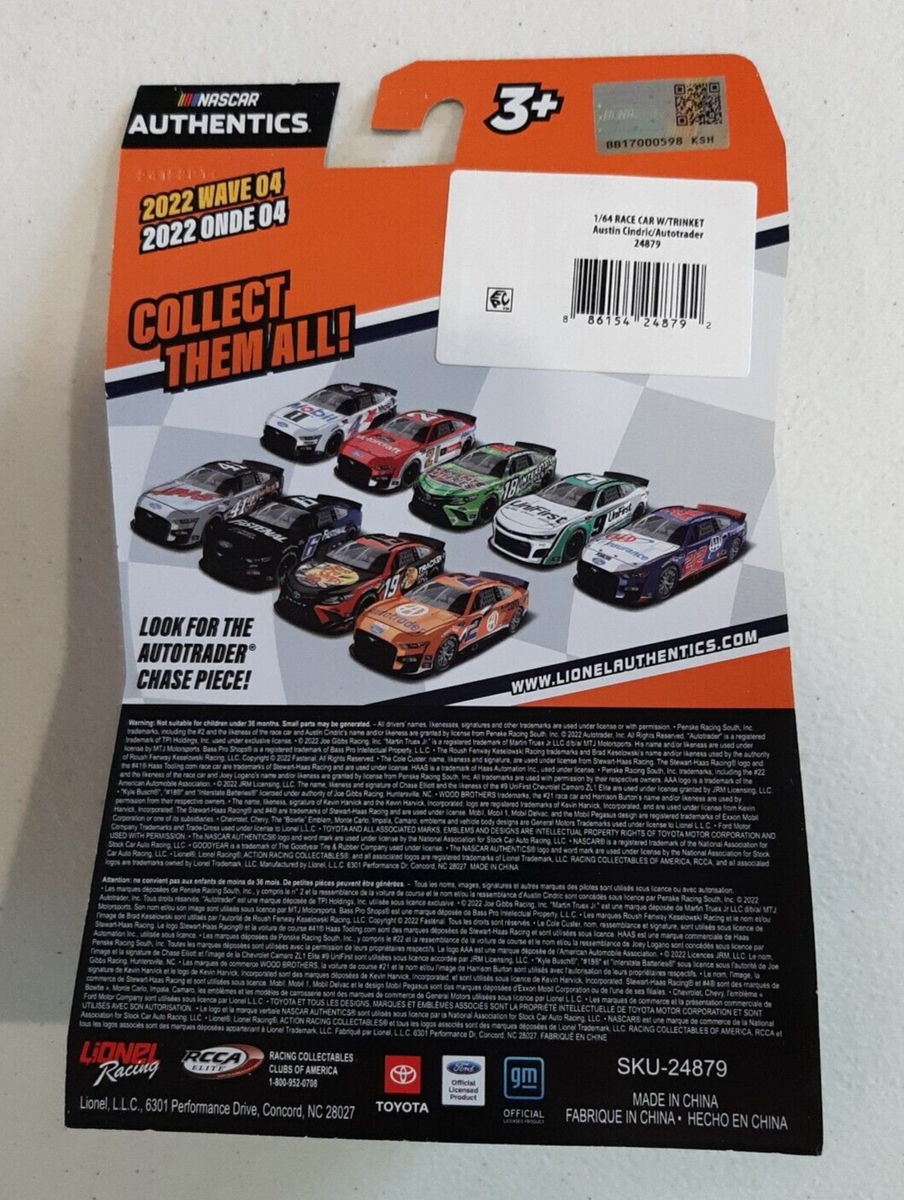 Austin Cindric #2 NASCAR Authentics 2022 Wave 4 Diecast 1:64