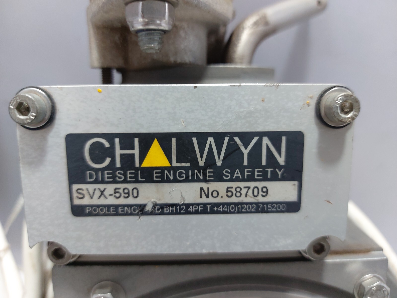 Chalwyn SVX590 Solenoid Actuated Diesel Engine Air Shutdown Valve eBay