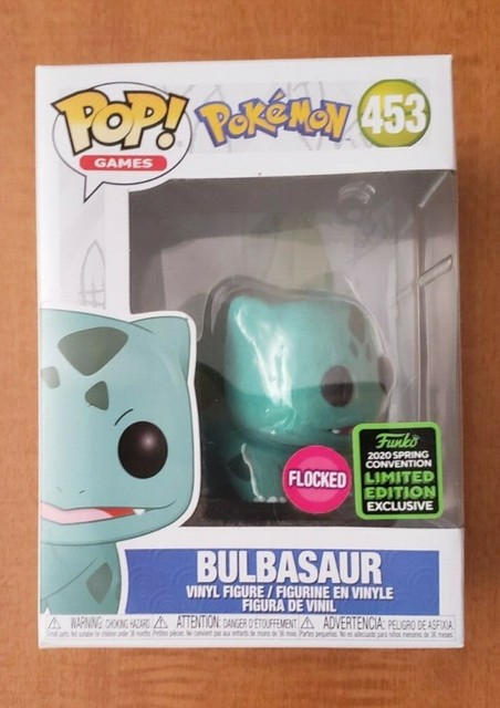 Funko Pop ECCC 2020 Pokemon Flocked Bulbasaur Amazon Shared MINT for sale online | eBay