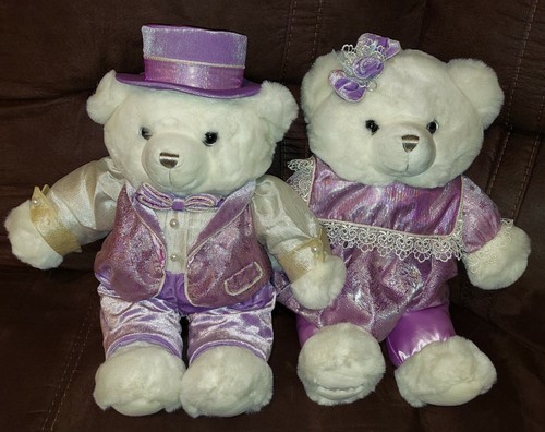 LOTE (2) 2004 DAN DEE 2004 VACACIONES COPO DE NIEVE OSOS DE PELUCHE NIÑO Y NIÑA  - Imagen 1 de 10