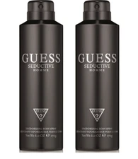 *PACK OF 2* GUESS SEDUCTIVE HOMME for Men Deodorizing Body Spray 6.0 oz 226 ml