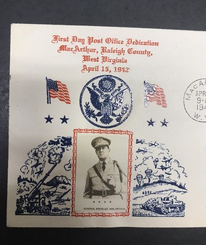 WW2 FDC GEN. MacArthur Crosby Cachets Lot Of 5 - Picture 8 of 16