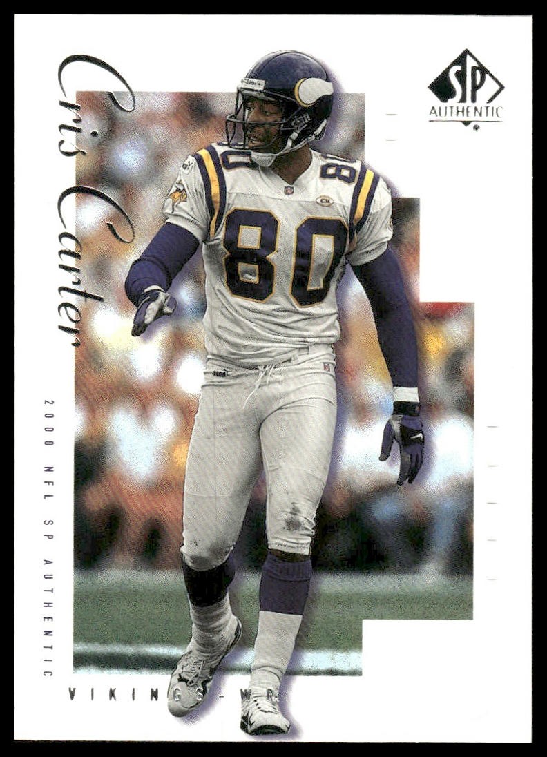 Cris Carter 2000 SP Authentic #47 Minnesota Vikings