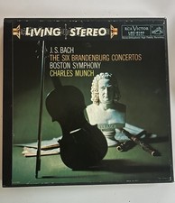 3LP Box RCA LSC-6140 Shaded Dog BACH 6 Brandenburg Concertos MUNCH Boston