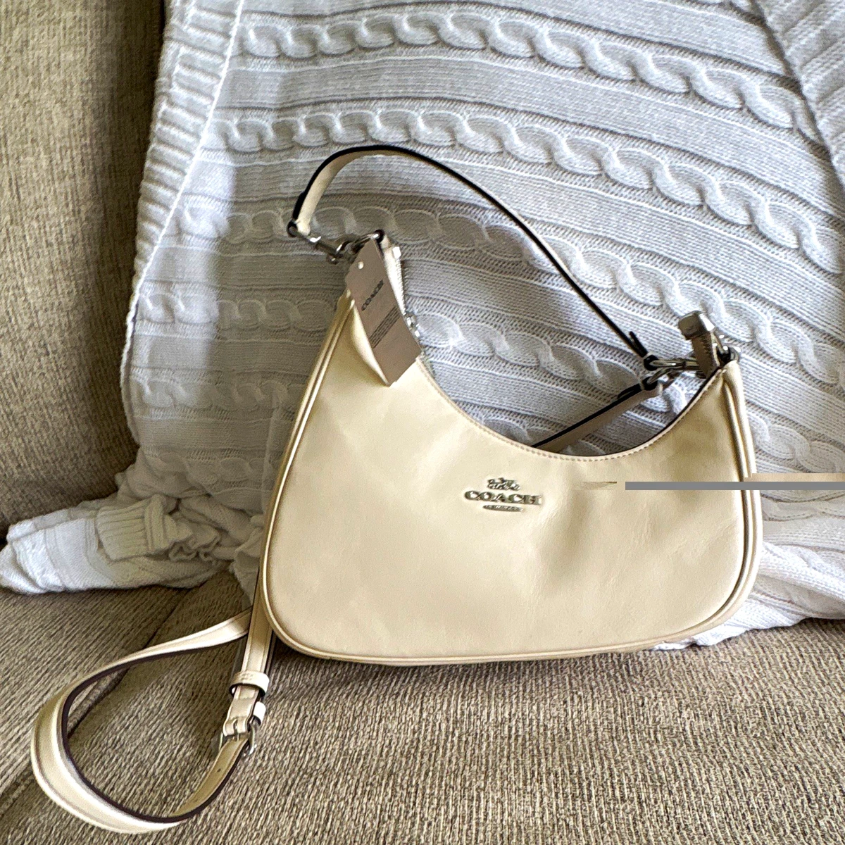 Coach Shoulder Bag White Bags & Handbags for Women for sale | eBay