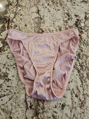 True Vintage Victoria's Secret Second Skin Satin Hipster Panty ''Princess'' Medium
