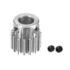 8mm Aperture 15T Mod 1 Stainless Steel Spur Diff Differential Motor Pinion Gear