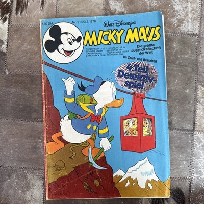 Micky Maus Nr. 29 vom 18.07.1978 mit Beilage und Schnipp von Walt Disney