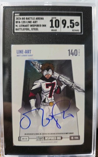 2024 Bo Jackson Battle Arena Line-Art inchiostro opaco ispirato a Leinart automatico BFA-135 - Foto 1 di 2