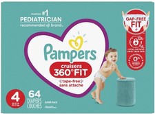 Procter Gamble 370.00932093 Pampers Diapers Pull On Cruisers Disposable Baby