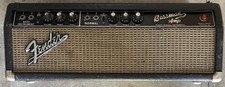 VINTAGE 1966 Fender Bassman Tube Guitar Amp Black Planel