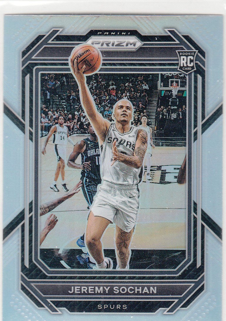 2022-23 Panini Prizm Parallel Holo Silver JEREMY SOCHAN RC #263 Spurs