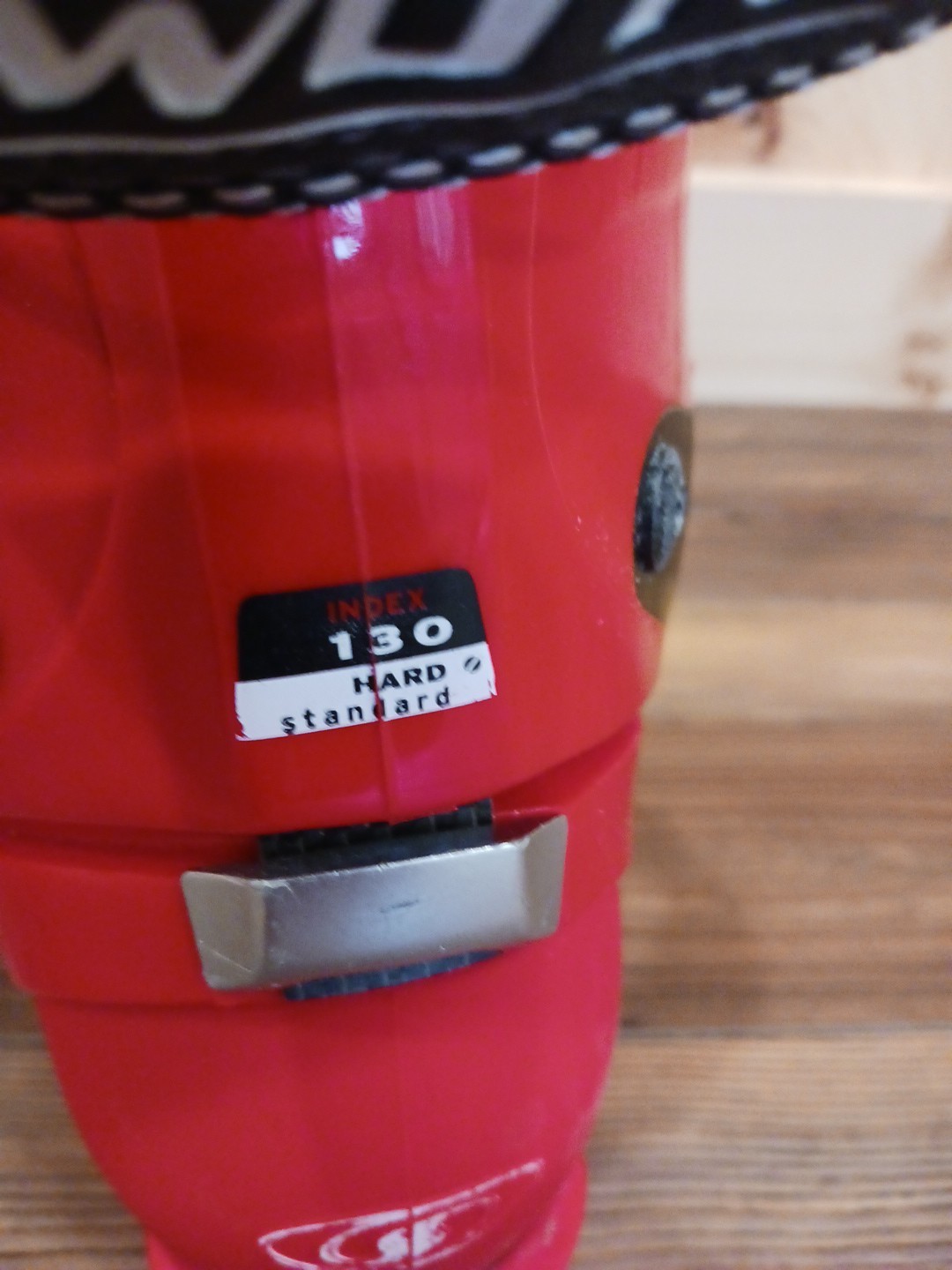 SALOMON COURSE AXE UOMO TAGLIA 9 5 US SCARPONE DA SCI ROSSO DOWNHILL