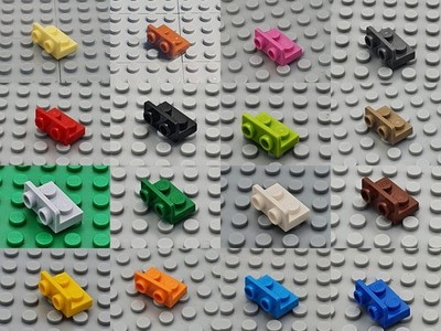 LEGO  99780 - 8x Snot Winkelplatte Konverter Brick 1x2 - Diverse Farben