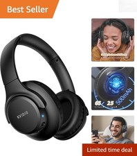 Ultra-Lightweight Bluetooth Headphones with 65 Hours Playtime - Deep Bass Sound