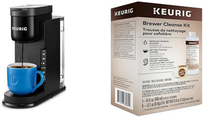 K-Express Coffee Maker Cleaning Kit with Descaling Solution & Rinse Pods