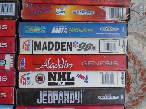 Lot #2 of 32 games Sega Genesis UNTESTED Sonic DJ Boy Awesome Possum Beavis Butt - Picture 6 of 20