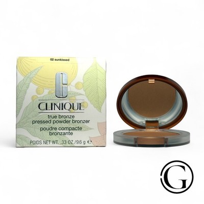 Clinique True Bronze Pressed Powder Bronzer, 02 Sunkissed, Full Size 0.33oz, NIB