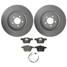 Hella Front 355mm Vented Rotors Low-Met Disc Brake Pad Kit For F-Type XF XJ
