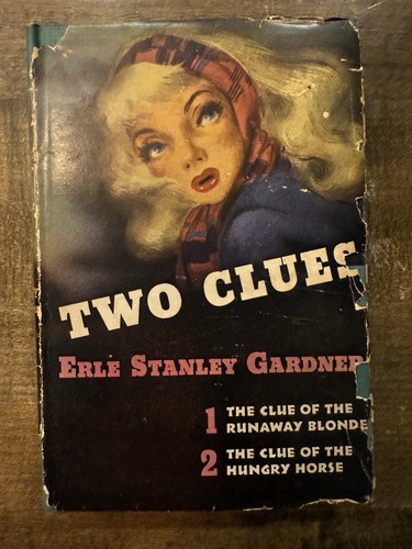 Erle Stanley Gardner - Two Clues - 1st HCDJ 1947 - Scarce Mystery