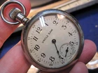 early 1900s Ansonia Uncle Sam dollar watch pocket watch ticks