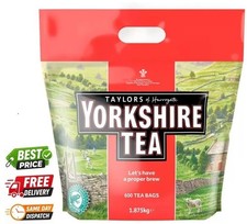 Yorkshire Tea- Total 600 Tea Bags  (Pack of 1.875 kg)