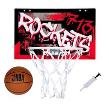 Franklin Sports NBA Houston Rockets Over Door Mini Basketball Hoop Kids Indoor