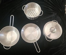 Fun Melissa and Doug Pots and Pans, Strainer Set Play Cooking Kitchen Set 5 PC