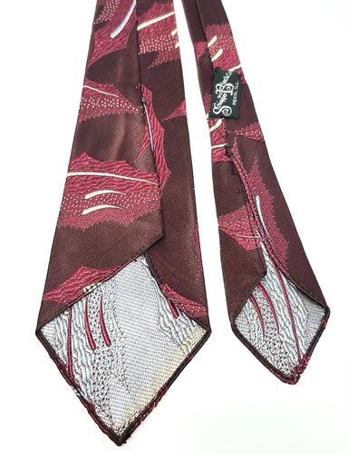 Necktie Tie 1900s 1910s 20s Schipper Block Co Pekin ILL Illinois Antique 49” - Picture 4 of 9