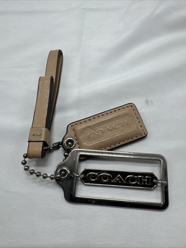 Coach Park Metro Beuteltasche Tasche Schlüsselanhänger Anhänger Anhänger - hellbraun - Bild 1 von 7