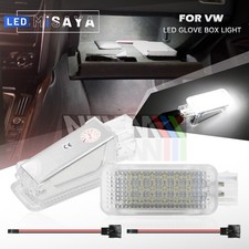 2 piezas para VW Jetta MK5 MK6 SMD Blanco LED Guantera Compartimiento de Luz Luces de Bota