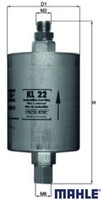 Mahle KL22 Kraftstofffilter Kraftstoffilter FüR Porsche