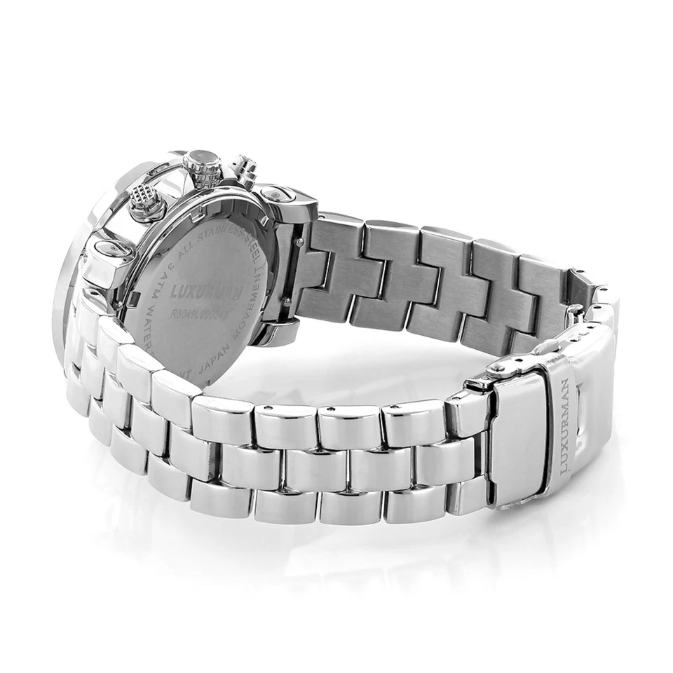 Reloj Mujer Acero Inoxidable Diamante | Luxurman Montana 36 mm Foto 2 de 4