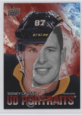 2025-26 Upper Deck Series 2 UD Portraits Red 23/199 Sidney Crosby #P-33 4z8