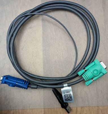 ATEN 2L-5202U KVM-Kabel VGA USB, schwarz, 1,8 m