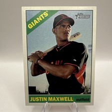 2015 Topps Heritage High Number #602 Justin Maxwell San Francisco Giants