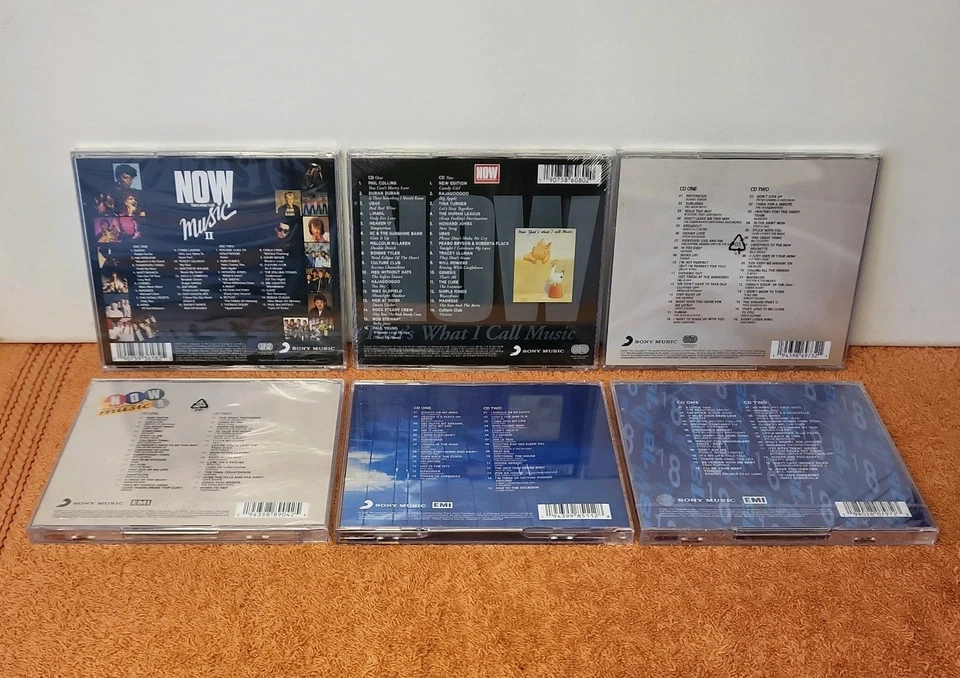 Now That's What I Call Music CD Albums 1, 2, 8, 9, 11 & 18 (New & Sealed)  Foto 2 de 2