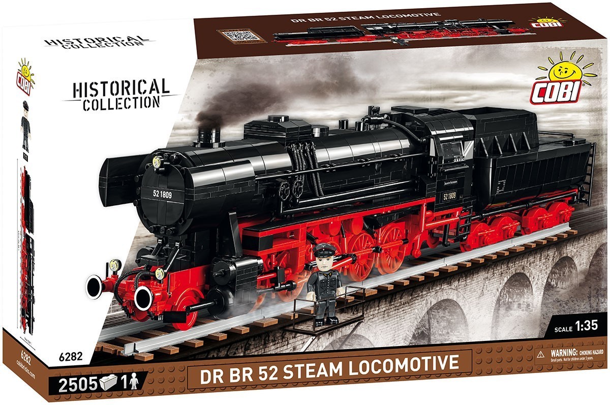 Non Communiqué Cobi 6282 - Dr Br 52 Steam Locomotive (Jeu De Construction) - Image 2